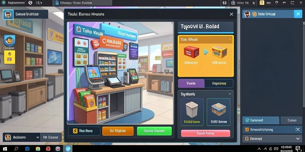 Tampilan karakter yang menawan dan detail.