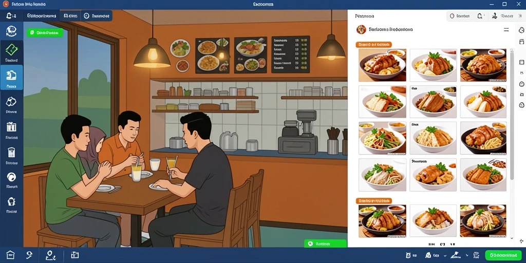 Tampilan grafis yang memukau dan penuh warna.
