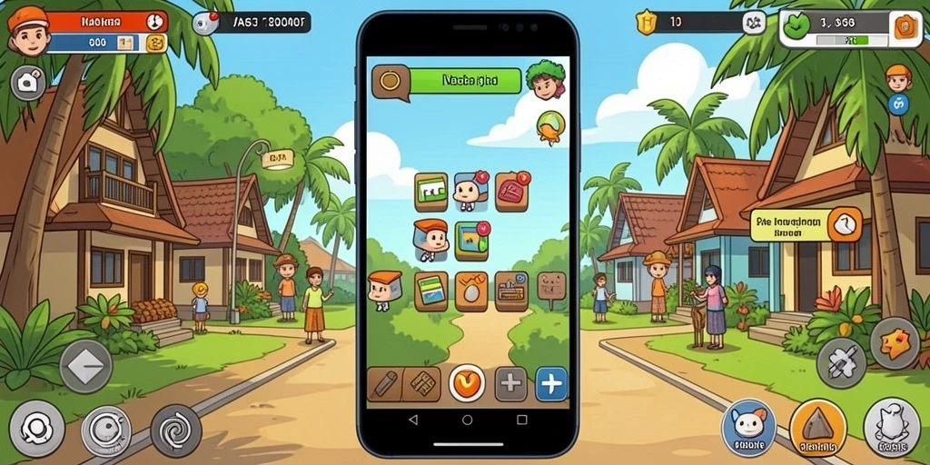 Screenshot memperlihatkan tampilan antarmuka yang menarik dan user-friendly.