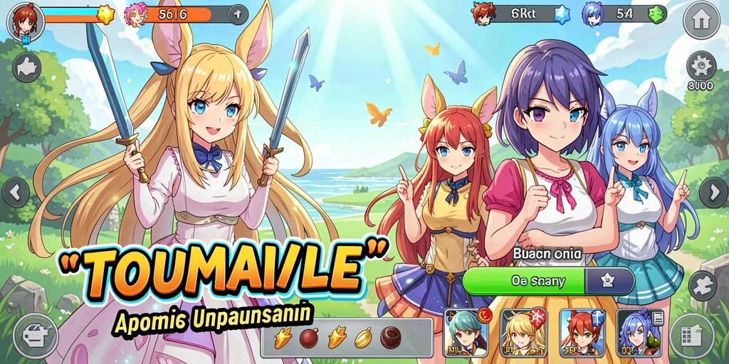 Tampilan permainan slot yang menawan dan penuh warna.