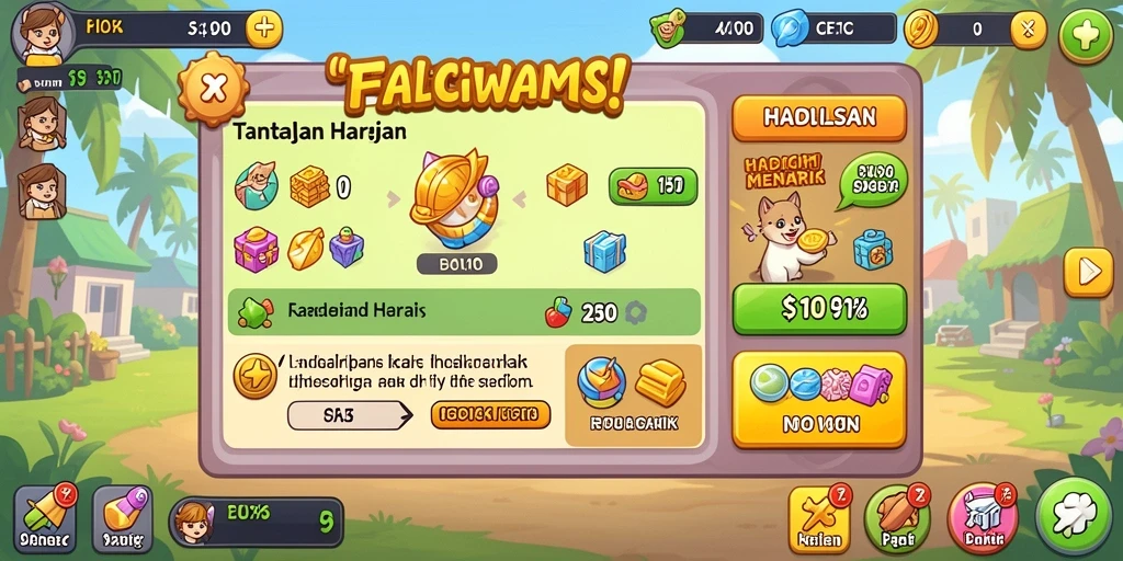 Screenshot aplikasi KRATONBET menampilkan permainan slot yang menarik.
