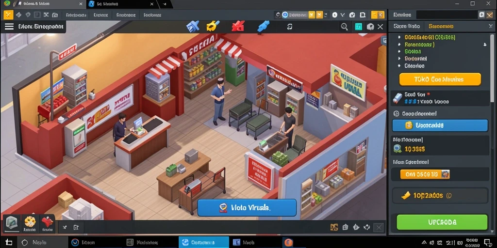 Tampilan menu utama yang intuitif dan menarik.