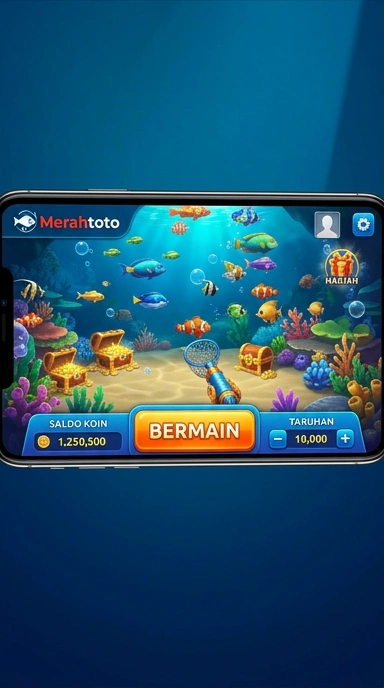 Cuplikan layar menu unduhan merahtoto untuk perangkat Android